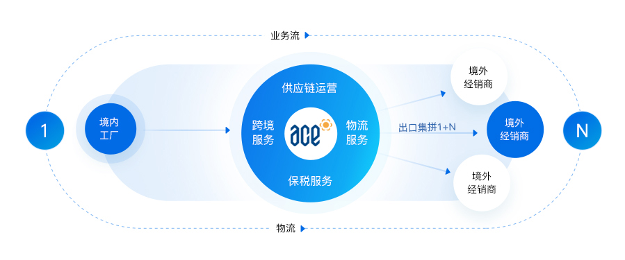 1+N服务（出口集拼）